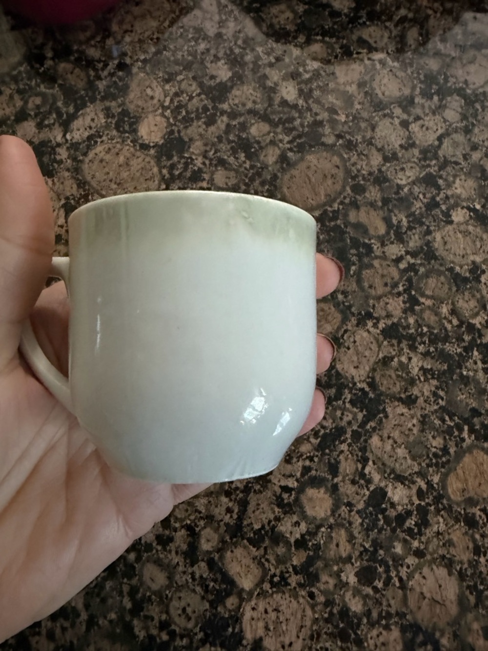 Vintage Children's Illustration Porcelain Cup - White with Multicolor Artwork - Picture 4 of 6